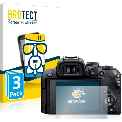 Afbeelding van BROTECT Screenprotector voor Canon EOS R10 Folie Beschermfolie Beschermglas transparant (3 Stuks)