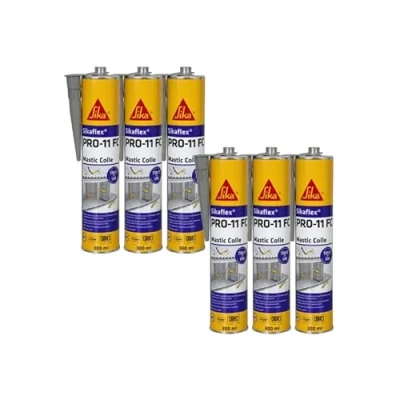 Afbeelding van SIKA Sikaflex Pro 11 FC Purform lijmplamuur, betongrijs, 300 ml, 6 stuks