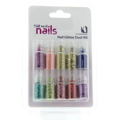 Afbeelding van Sibel Nails Paillettes Art Nail Glitter Dust Kit