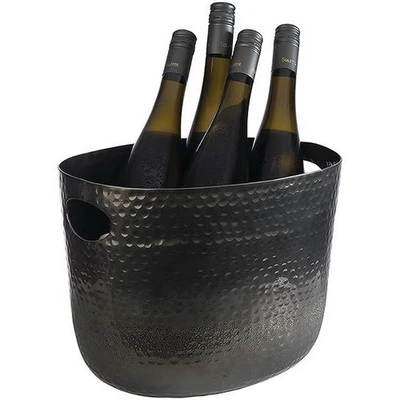 Image de Vasqueà champagne noire martelée In Situ