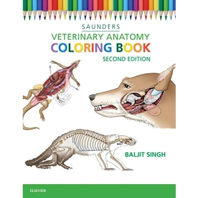 Afbeelding van Veterinary Anatomy Coloring Book