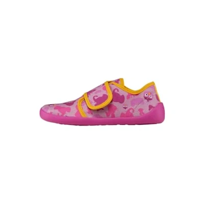 Afbeelding van Affenzahn Movy instapschoenen, katoen, antislip, flexibel, licht, voor kleuterschool en kleuterschool, maat 21 32, Bessen vogel, 23 EU