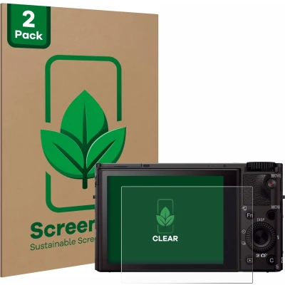 Afbeelding van ScreenLeaf Screenprotector voor Sony Cyber Shot DSC RX100 III Duurzame schermbescherming Folie Beschermfolie transparant (2 Stuks)