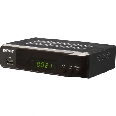 Afbeelding van Denver DVBS 206HD HD satellietreceiver Front USB Aantal tuners: 1