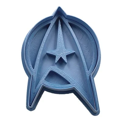 Afbeelding van Cuticuter Star Trek Insignia koekjesvorm, blauw, 8 x 7 1,5 cm