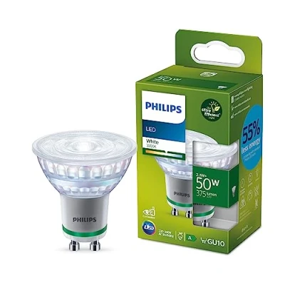 Afbeelding van Philips Ultra Efficient LED spot 50 W GU10 Wit licht