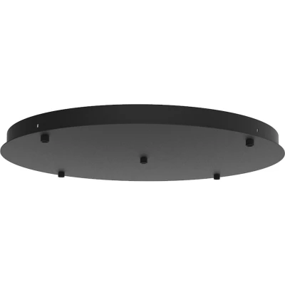 Afbeelding van Ylumen Plafondplaat Ø 50 cm met 5 gaten zwart