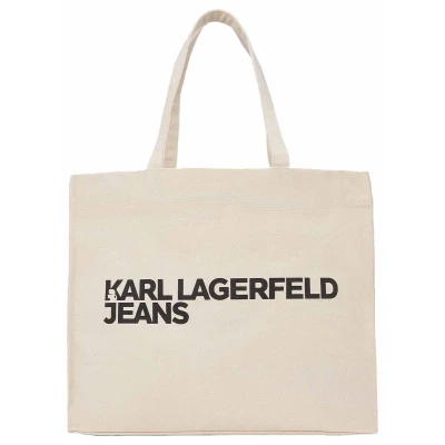 Afbeelding van Karl Lagerfeld Jeans LOGO Shopper, Dames, Maat: One Size, Natural