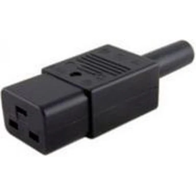 Afbeelding van Microconnect C19PLUG electriciteitssnoer Zwart C19 stekker