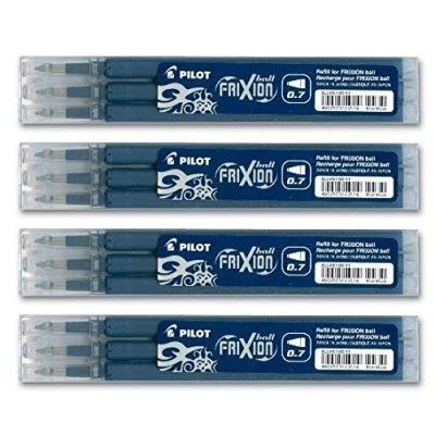 Afbeelding van Pilot reserve vullingen voor FriXion Ball rollerbalpen, 4 pack (4 x 3 stuks)