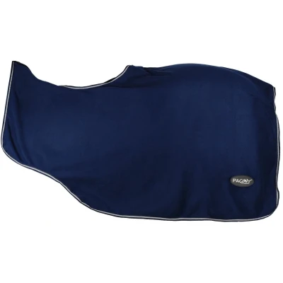 Afbeelding van Pagony Fleece uitrijdeken donkerblauw maat:cob