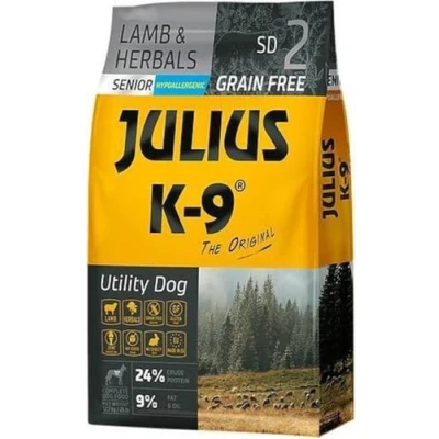 Afbeelding van Julius K9 Graanvrij en hypoallergeen hondenvoer hondenbrokken op lam &amp; aardappel basis voor oudere honden 3kg