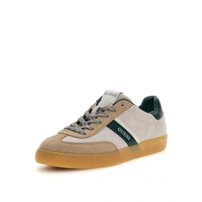 Afbeelding van Guess NOLA III Sneakers laag, Heren, Maat: 41, White/green Leer/ synthetisch