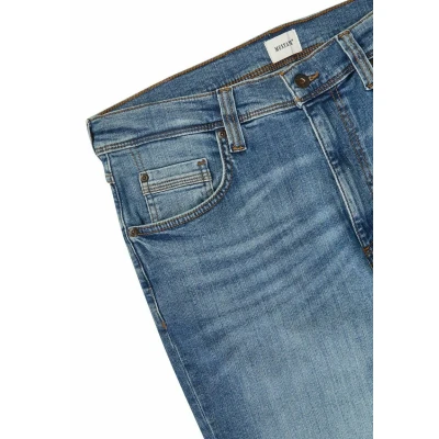 Afbeelding van Mustang Heren Jeans Broeken Washington regular/straight Fit Blauw Volwassenen