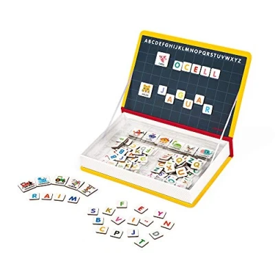 Afbeelding van Janod Magneti&#039;Book alfabet educatief spel, magnetisch, 142 delen Catalaanse versie vanaf 3 jaar, J02722