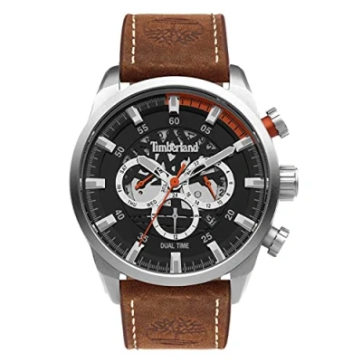 Afbeelding van Timberland Analog Quarz Chronograaf, Heren, Maat: One Size, Silber