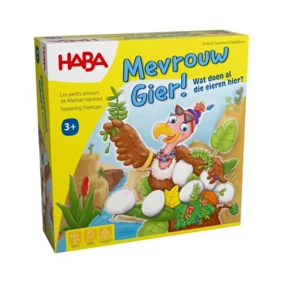Afbeelding van Haba spel [3 jaar +] Mevrouw Gier! Wat doen al die eieren hier?