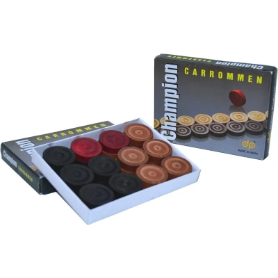 Afbeelding van Carrom speelstenen set Champion