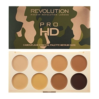 Afbeelding van Makeup Revolution Pro HD Camouflage Cream Concealer Palette Medium Dark