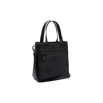 Afbeelding van Leren Shopper Zwart Lingfield