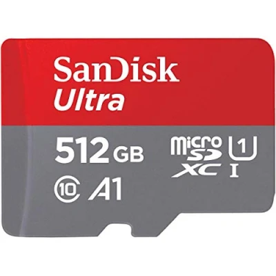 Image de SanDisk Ultra Carte mémoire flash (adaptateur microSDXC vers SD inclus(e)) 512 Go A1 / UHS Class 1 Class10 I