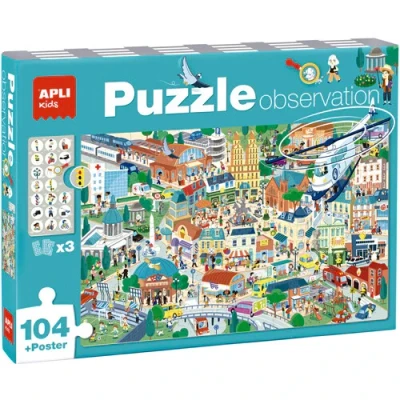 Afbeelding van Apli kids zoekpuzzel stad 104st