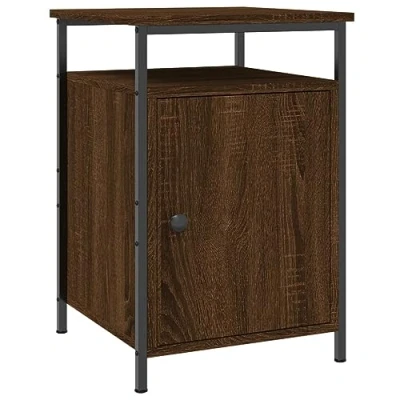 Image de vidaXL Table de chevet chêne marron 40x42x60 cm bois d&#039;ingénierie826041