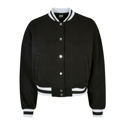 Afbeelding van Urban Classics Oversized College Sweat Bomberjacks, Dames, Maat: 4XL, Black