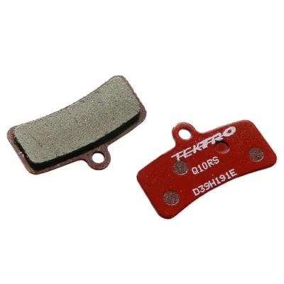 Afbeelding van Tektro Schijfrem rempad Q10RS 4 piston, resin rood