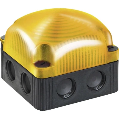 Afbeelding van Werma Signaltechnik Signaallamp LED 853.310.54 Geel Flitslicht 12 V/DC