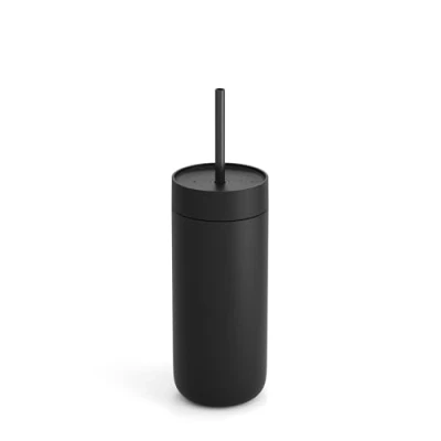 Afbeelding van Drinkfles Fellow met rietje Waterfles BPA Vrij Carter Cold Tumbler Mint groen 475ml