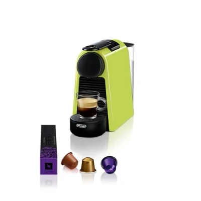 Image de Nespresso Essenza Mini EN 85.L machine à café Entièrement automatique Cafetière 0,6 L, Noir(Citron Vert)