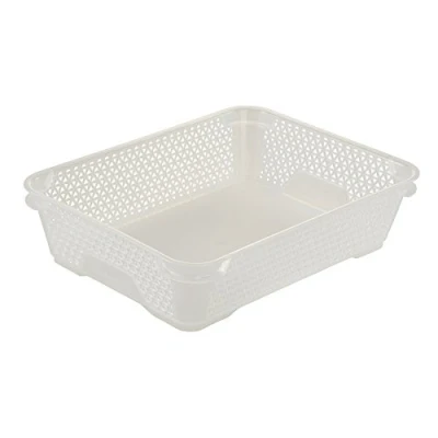 Afbeelding van Keeeper Stapelbare mand, DIN A5, 26,5 x 20 7 cm, Mirko, transparant