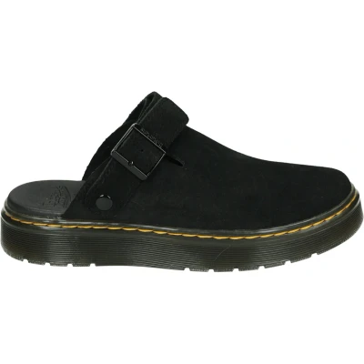 Afbeelding van Dr. Martens Carlson Unisex Muiltjes black, Maat: 38, Black Veloursleer