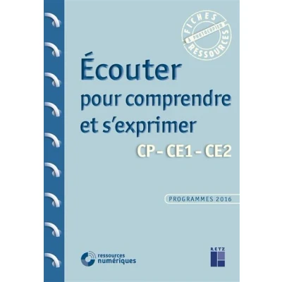 Image de Écouter pour Comprendre et s&#039;exprimer CP CE1 CE2 + CD Rom