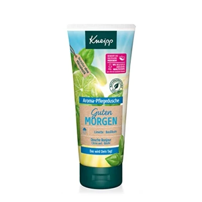 Afbeelding van Kneipp Showergel Good Morning Lime &amp; Basil 200 ml Douchegel Goedemorgen Limoen Basilicum Guten Morgen Limette Basilikum