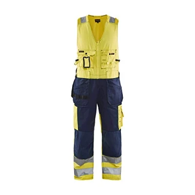 Afbeelding van Blaklader Amerikaanse overall High Vis 2653 1804 Geel/Marineblauw C44