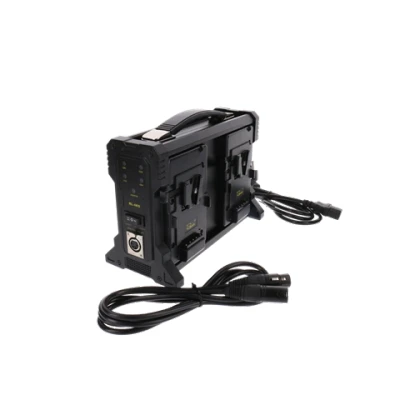 Afbeelding van Rolux Acculader RL 4KS voor 4 x V Mount Accu