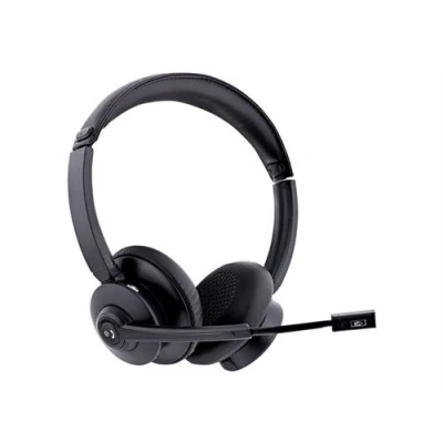 Image de T&#039;nB ACTIV 1000X with microphone and charging base Micro casque sur oreille fréquence/Bluetooth radio de 2,4 GHz sans fil noir