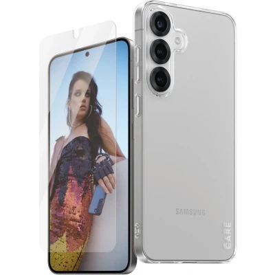 Afbeelding van PanzerGlass CARE Fashion 2 in 1 Set (hoesje + beschermglas) Samsung Galaxy S25+ Transparant Stootbestendig