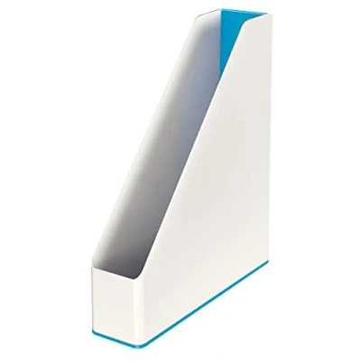 Afbeelding van Leitz WOW Tijdschriftencassette Blauw/Wit