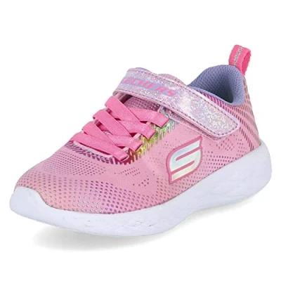 Afbeelding van Skechers Performance GO RUN 600 Shimmer Speeder Unisex Hardloopschoenen neutraal voor kinderen, Maat: 36, Light pink/multicolor Textiel