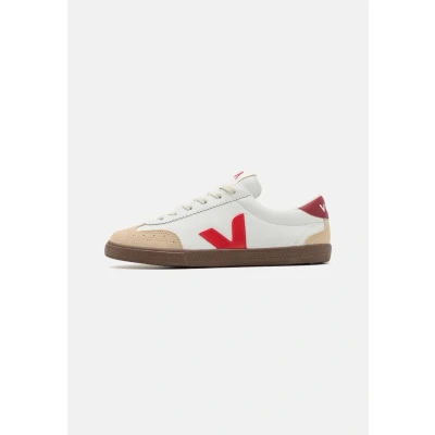 Afbeelding van Veja Volley Sneakers laag, Dames, Maat: 38, White/pekin/bark Hoogwaardig imitatieleer