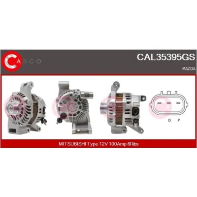 Afbeelding van CASCO CAL15556GS Dynamo / Alternator 12V 150A