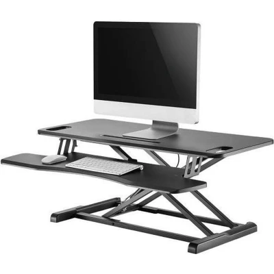 Afbeelding van Neomounts NS WS300BLACK zit sta werkplek zwart