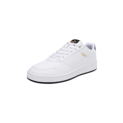 Afbeelding van PUMA Klassieke uniseks sneakers voor volwassenen, Wit Zwart Goud