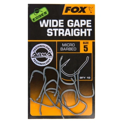 Afbeelding van Fox Edges Armapoint Wide Gape Straight Micro Barbed 10pcs Maat : Size 4