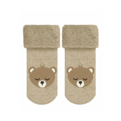 Afbeelding van Falke BABY BEAR FULL Plush Sokken voor kinderen, Maat: 62/68, Sand mel