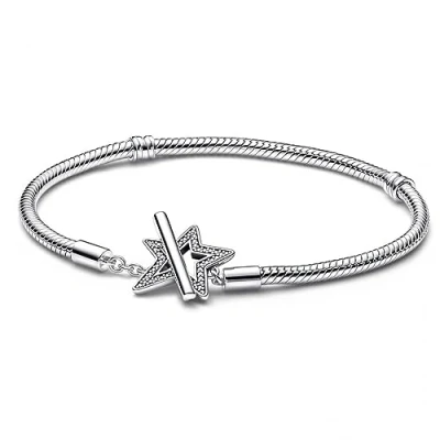 Afbeelding van Pandora Armband Moments Star Snake Chain 592357C01 19