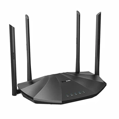 Afbeelding van Tenda AC19, AC2100 Dual Band Gigabit WLAN (eenvoudige configuratie, 2,4 GHz &amp; 5 GHz, 4 USB 2.0 poorten, MU MIMO, voor glasvezel, hostnetwerk, IPV6)